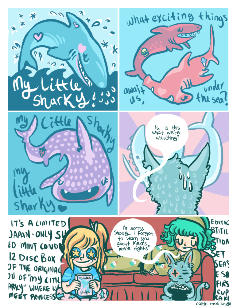 Guest comic: “My Little Sharky” by Caitlin Rose Boyle
